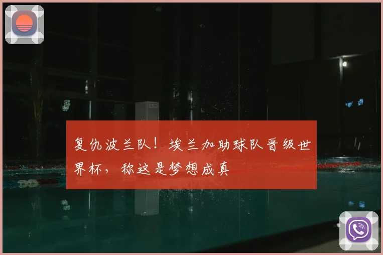复仇波兰队!埃兰加助球队晋级世界杯,称这是梦想成真